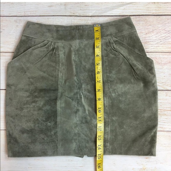 H&M genuine suede mini skirt with pockets 32/2 XS - Picture 10 of 10